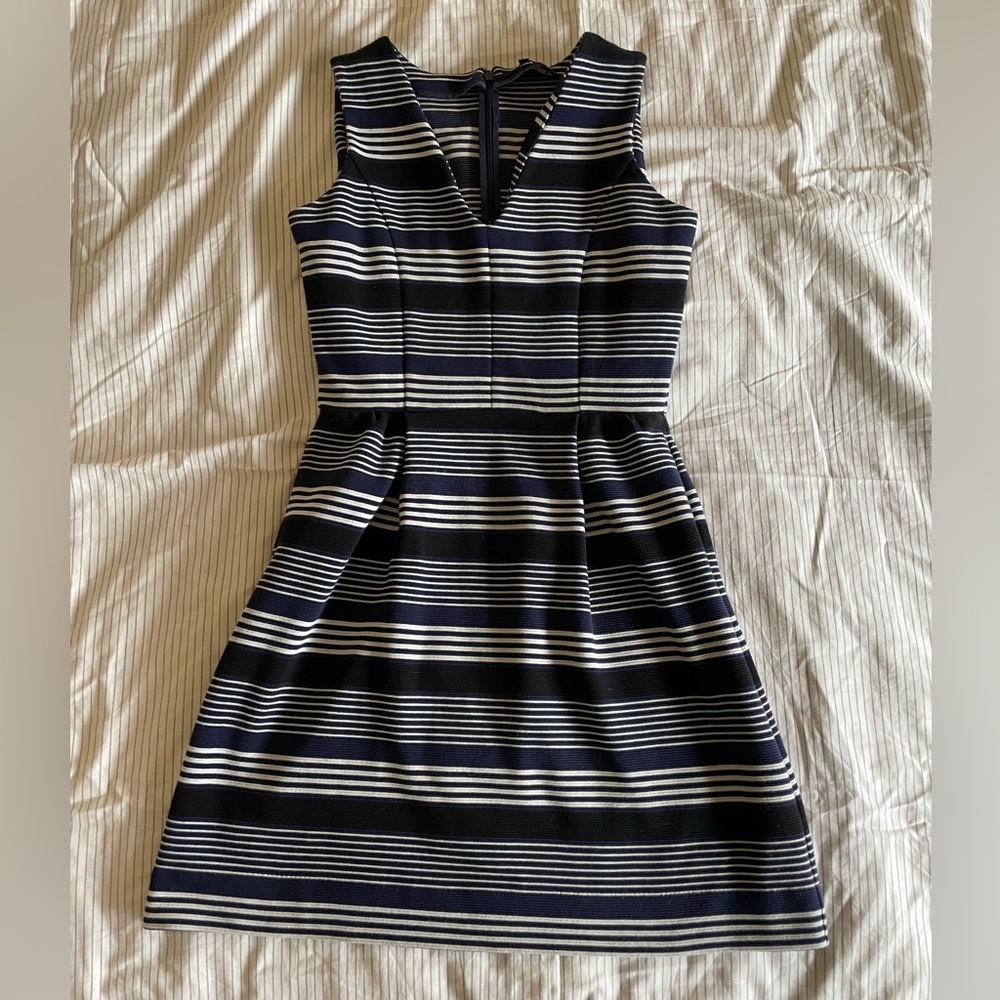 🌠(2/$15) Madewell Navy Striped Dress